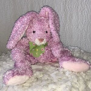 Russ Berrie Dazzles Pink Shimmer Bunny Rabbit 12" Plush